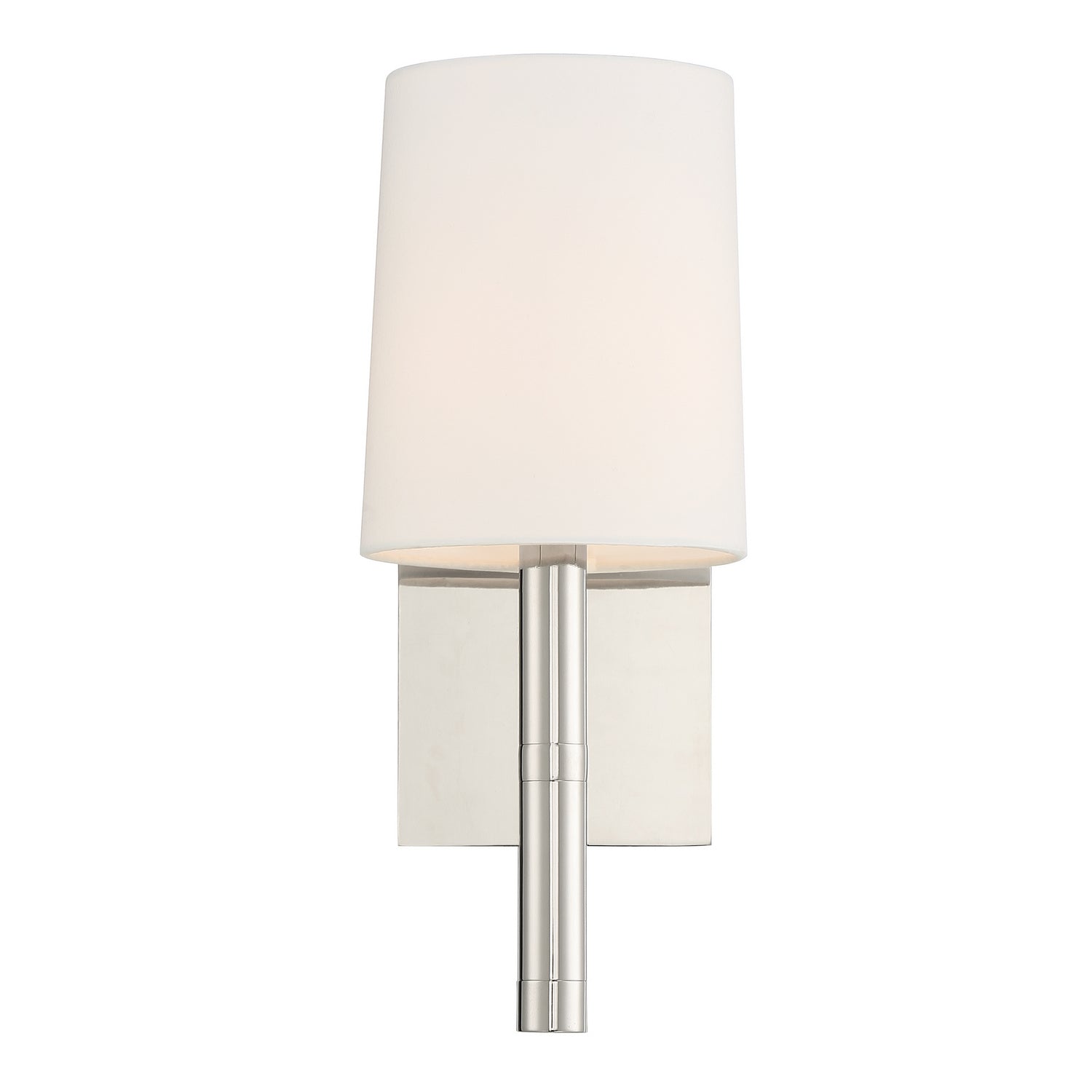 Crystorama - WES-9901-PN - One Light Wall Sconce - Weston - Polished Nickel