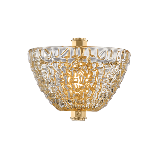 Davos Wall Sconce by Corbett Lighting - Vintage Brass Finish