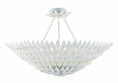 Load image into Gallery viewer, Crystorama - 519-MT_CEILING - Eight Light Semi Flush Mount - Broche - Matte White
