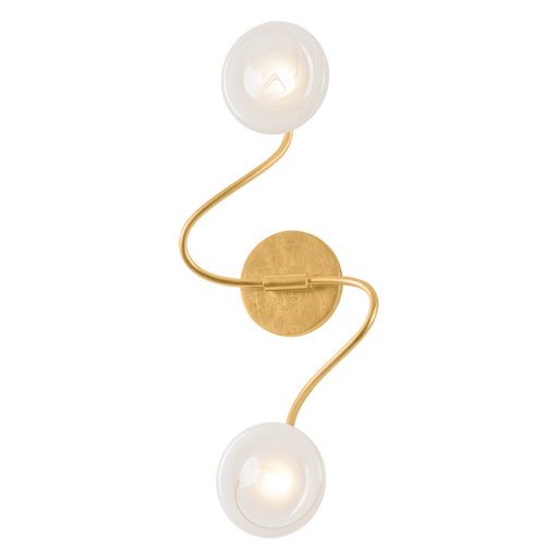 Demetrius Wall Sconce by Corbett Lighting - Vintage Gold Leaf Finish