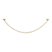 Agatha Linear Chandelier by Corbett Lighting - Vintage Brass Finish