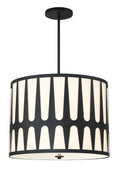 Load image into Gallery viewer, Crystorama - ROY-809-BK - Five Light Pendant - Royston - Black
