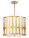Crystorama - ROY-809-GA - Five Light Pendant - Royston - Antique Gold