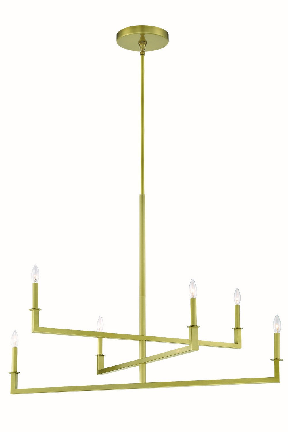 Crystorama - DNT-6046-AG - Six Light Chandelier - Dante - Aged Brass