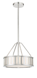 Load image into Gallery viewer, Crystorama - KEN-8303-PN - Three Light Pendant - Kendal - Polished Nickel
