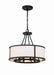 Crystorama - BRY-8004-BF - Four Light Chandelier - Bryant - Black Forged
