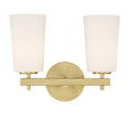 Load image into Gallery viewer, Crystorama - COL-102-AG - Two Light Wall Sconce - Colton - Aged Brass
