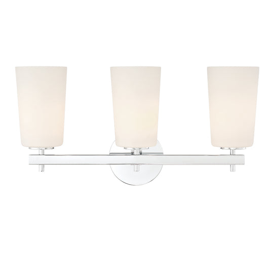 Crystorama - COL-103-CH - Three Light Wall Sconce - Colton - Polished Chrome