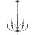 Load image into Gallery viewer, Crystorama - MIL-8009-BK - Nine Light Chandelier - Mila - Black
