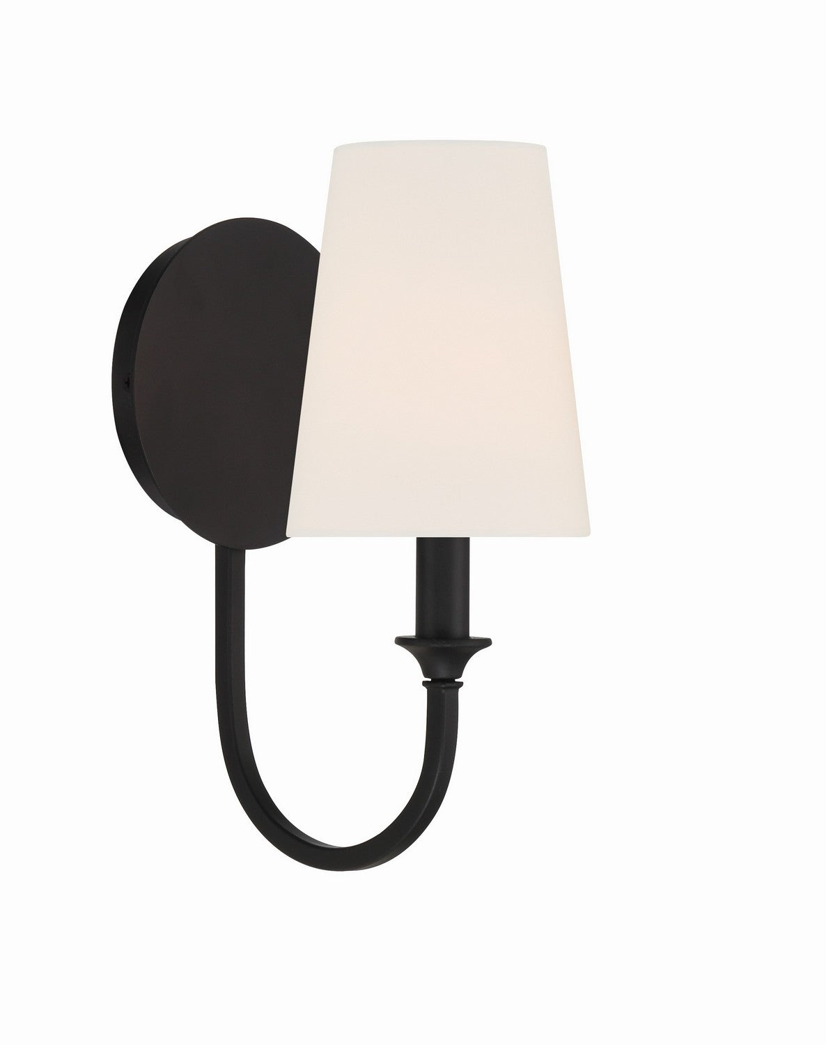 Crystorama - PAY-921-BF - One Light Wall Sconce - Payton - Black Forged