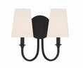 Load image into Gallery viewer, Crystorama - PAY-922-BF - Two Light Wall Sconce - Payton - Black Forged
