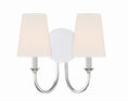 Load image into Gallery viewer, Crystorama - PAY-922-CH - Two Light Wall Sconce - Payton - Polished Chrome
