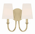 Load image into Gallery viewer, Crystorama - PAY-922-VG - Two Light Wall Sconce - Payton - Vibrant Gold
