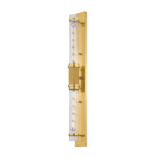Shaw Wall Sconce by Hudson Valley Lighting - Aged Brass Finish