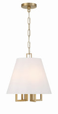 Load image into Gallery viewer, Crystorama - 2254-VG - Four Light Mini Chandelier - Westwood - Vibrant Gold
