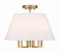 Load image into Gallery viewer, Crystorama - 2255-VG_CEILING - Five Light Semi Flush Mount - Westwood - Vibrant Gold
