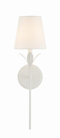 Load image into Gallery viewer, Crystorama - 531-MT - One Light Wall Sconce - Broche - Matte White
