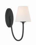 Load image into Gallery viewer, Crystorama - JUN-10321-BF - One Light Wall Sconce - Juno - Black Forged
