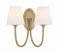 Load image into Gallery viewer, Crystorama - JUN-10322-VG - Two Light Wall Sconce - Juno - Vibrant Gold
