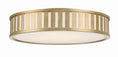 Load image into Gallery viewer, Crystorama - KEN-8305-VG - Four Light Flush Mount - Kendal - Vibrant Gold
