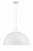 Load image into Gallery viewer, Crystorama - SOT-18015-WH - One Light Pendant - Soto - White
