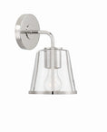 Load image into Gallery viewer, Crystorama - FUL-911-PN-CL - One Light Bath - Fulton - Polished Nickel
