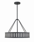 Load image into Gallery viewer, Crystorama - KEN-8304-BF - Four Light Pendant - Kendal - Black Forged
