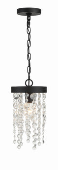 Load image into Gallery viewer, Crystorama - WIN-610-BF-CL-MWP - One Light Pendant - Winham - Black Forged
