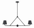 Load image into Gallery viewer, Crystorama - XAV-B9302-MK - Two Light Chandelier - Xavier - Matte Black
