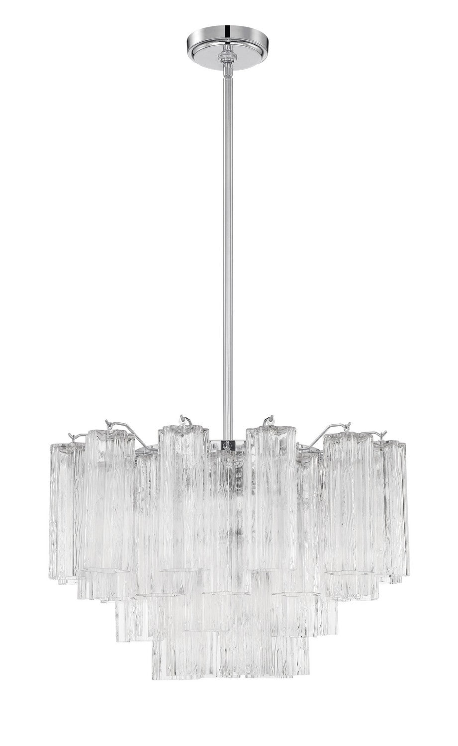 Crystorama - ADD-308-CH-CL - Nine Light Chandelier - Addis - Polished Chrome