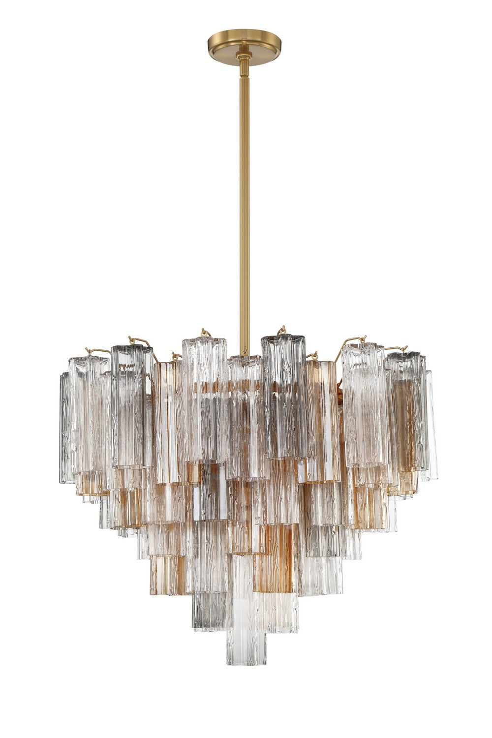 Crystorama - ADD-312-AG-AU - 12 Light Chandelier - Addis - Aged Brass