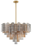 Load image into Gallery viewer, Crystorama - ADD-316-AG-AU - 16 Light Chandelier - Addis - Aged Brass
