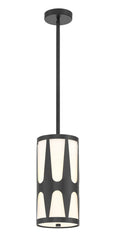 Load image into Gallery viewer, Crystorama - ROY-801-BK - One Light Pendant - Royston - Black
