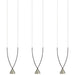Jewel Linear Multi-Light Pendant by Axolight
