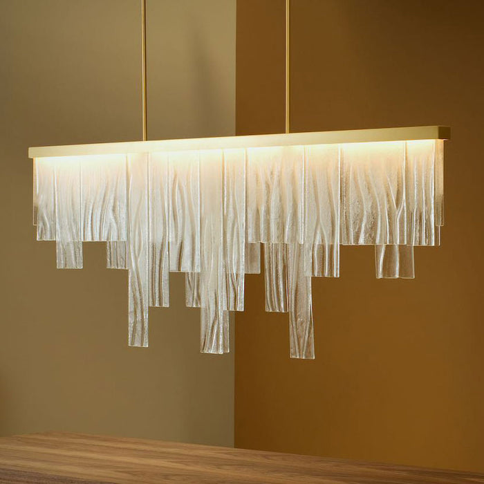 Cascata Long Linear Chandelier