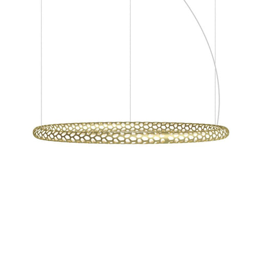 Squiggle Round Pendant by Rotaliana