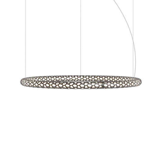 Squiggle Round Pendant