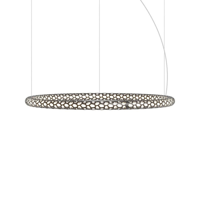 Squiggle Round Pendant by Rotaliana