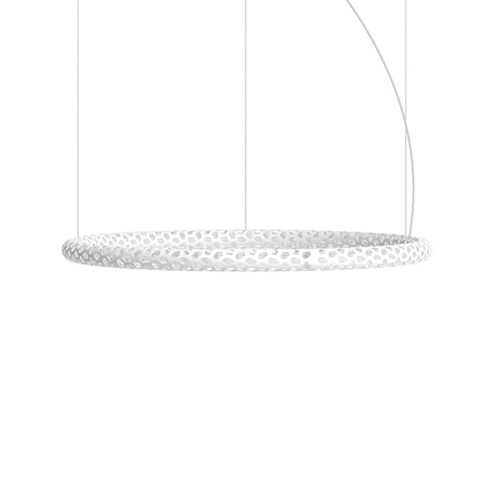 Squiggle Round Pendant by Rotaliana