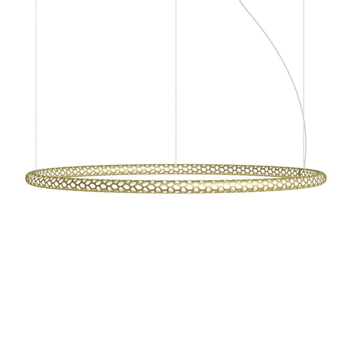 Squiggle Round Pendant by Rotaliana