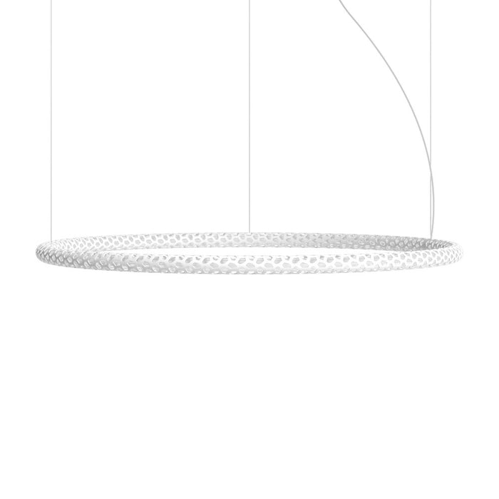 Squiggle Round Pendant by Rotaliana