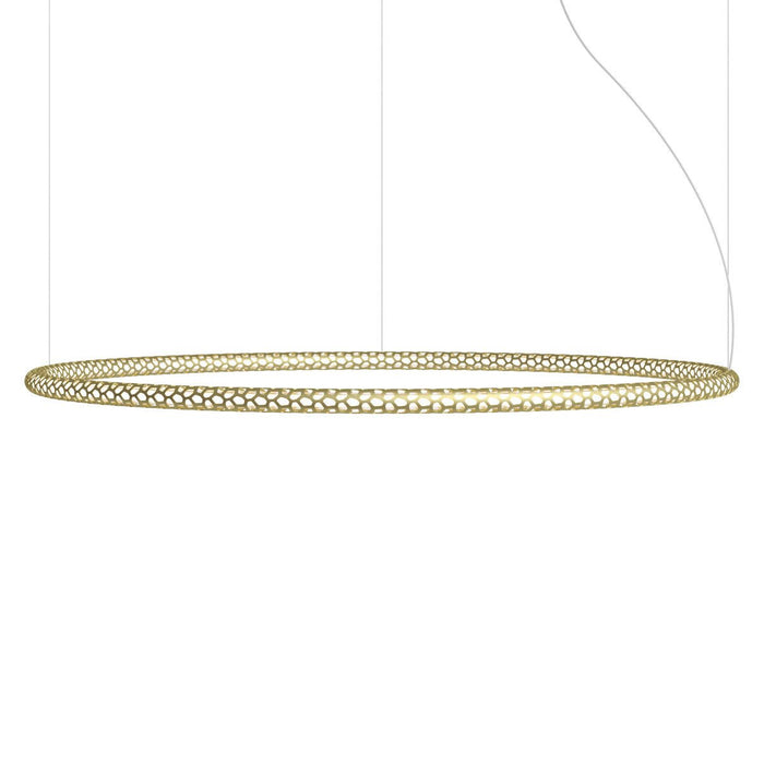 Squiggle Round Pendant by Rotaliana