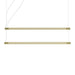 Squiggle Balance Linear Pendant by Rotaliana