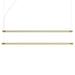 Squiggle Balance Linear Pendant by Rotaliana