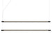 Squiggle Balance Linear Pendant by Rotaliana