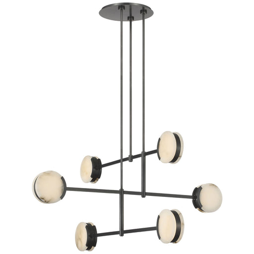 Melange Multi Disc Chandelier by Visual Comfort Signature
