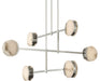 Melange Multi Disc Chandelier by Visual Comfort Signature
