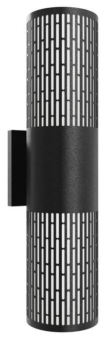 Avenue Outdoor Cylinder Etched Wall Light