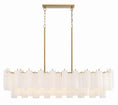 Load image into Gallery viewer, Crystorama - ADD-317-AG-WH - 14 Light Chandelier - Addis - Aged Brass
