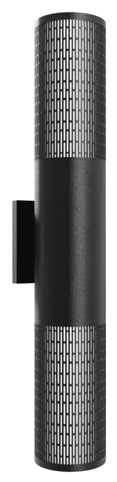 Avenue Outdoor Cylinder Etched Wall Light